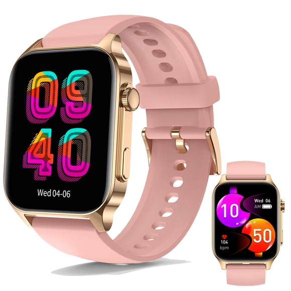 2026 Smart Watch for Women,IP68 Waterproof Fitness Tracker, 1.91"HD Touchscreen Smartwatches with Answer/Make Calls, Multiple Sports Modes Smartwatch for Android iOS iPhone, Ai Voice,Weather