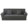 thumbnail image 1 of 2024 Jacquard Stretch Sofa Slipcover Textured Non Slip Couch Cover  Loveseat  Dark Gray, 1 of 6