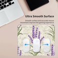 thumbnail image 2 of 12" x 10" Lavender Mouse Pad Beautiful Flower Mousepad for Women Girls, Washable Non-Slip Rubber Rectangle Desk Mat with Stitched Edge for Laptop Computer Wireless Mouse Desk, 2 of 5