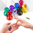 thumbnail image 1 of Musbetu 10Pcs Magnetic Push Pins Strong Suction Multi-purpose Mini Colorful Transparent Refrigerator Magnets Thumbtacks for School, 1 of 7