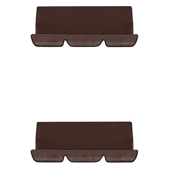 Baohd Easy To Waterproof Swings Cushion Covers For Outdoor Swing Cushion Sturdy coffee 2Set