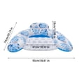 thumbnail image 3 of Boovnll Trousse d'Outils, Lit Flottant d'Été Écologique en Pvc Imprimé pour Piscine avec Porte-Gobelets, Dossier Inclinable, Siège en Forme de Gonflable, Rangées Flottantes, Ensemble d'Outils, Essentiels pour la Maison, Essentiels Ménagers, 3 of 6