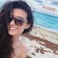 thumbnail image 3 of FEISEDY Polarized Women Square Sunglasses Sparkling Composite Shiny Frame B2289, 3 of 5