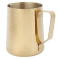 thumbnail image 3 of Cappuccino Espresso Making Milk Jug Stainless Steel Durable Handheld Frothing Cup With Measurement Mark Gold 600ML, 3 of 8