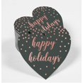 thumbnail image 2 of Inkdotpot Real Rose Gold Foil Happy Holiday Tag Favor Hang Paper Tag 100 Pieces, 2 of 6