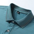 thumbnail image 4 of TIEVOSA Chemise à Manches Courtes pour Hommes, Mode Avancée avec Écran de Glace et Yeux, 4 of 7