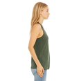 thumbnail image 3 of Bella Canvas 6008 Women`s Jersey Racerback Tank, XL, Military Green, 3 of 3