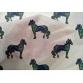 thumbnail image 4 of oneOone Cotton Silk Fabric Horse Block Print Sewing Fabric BTY 42 Inch Wide, 4 of 4