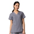 thumbnail image 1 of Red Panda Haut d'Uniforme Uni à Col en V pour Femmes à Deux Poches [TTP - 5TG, Livraison Gratuite], 1 of 1