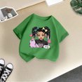thumbnail image 5 of MEZZALL T-Shirts Graphiques Mignons pour Filles Enfants, Col Rond, Manches Courtes, T-Shirt d'Été Décontracté, Tee Stylé pour Bébé Tout-Petit, Tenue Quotidienne, 5 of 5