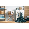 thumbnail image 2 of Ahgly Company Machine Washable Indoor Rectangle Transitional Deep Teal Green Area Rugs, 5' x 8', 2 of 7