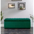 thumbnail image 2 of Picket House Furnishings Carson Banc de Stockage de Chaussures en Émeraude, 2 of 8