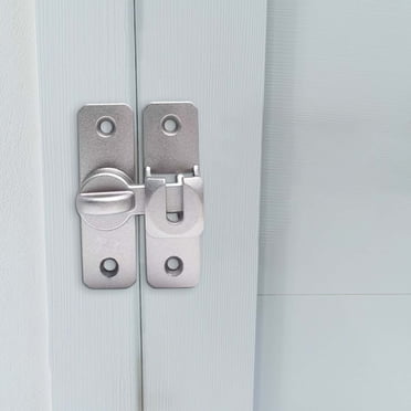 TopLLC Outils Porte Porte Serrure Coulissante à 90 Degrés Goupille de Serrure Pince de Porte Serrure Coulissante Boucle Boucle Serrure Loquet et Boulon de Porte