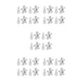thumbnail image 2 of mmirethe 4pcs/set Efficient Performance Motorcycle Fixed Screws For High Torsion And Stress Resistance silver 5Set, 2 of 6