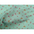 thumbnail image 4 of oneOone Cotton Poplin Fabric Leaves & Flower Floral Decor Fabric Printed BTY 56 Inch Wide, 4 of 4