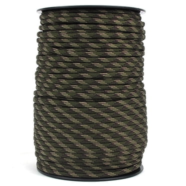 Amdohai Cordon de Parachute 100 m Type 550 Cordon de Paracorde Cordon Corde 9 Brins Noyaux Tente de Secours Corde de Randonnée Rouleau