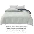 thumbnail image 3 of Queen Bedding Set under $5! CQCYD Queen Size Bedding Set, 4 Piece Bedding Collection, Washed Cotton Sheets, Teen Dorm Bedding, Comfortable Bed Set, Fresh Color Design, Complete Bedding Package, 3 of 6