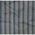 thumbnail image 4 of oneOone Organic Cotton Poplin Twill Fabric Geometric Sign|Triangle & Stripe Block Printed Craft Fabric BTY 42 Inch Wide, 4 of 4