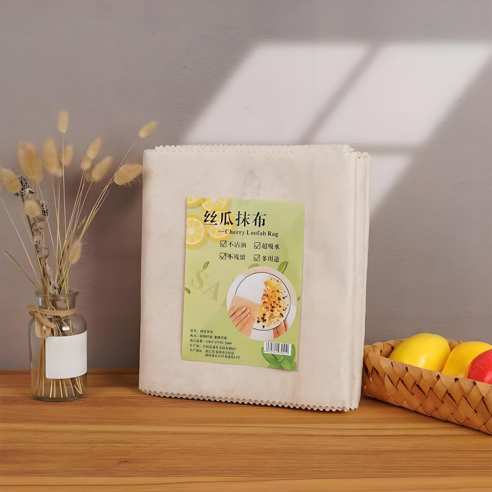 TopLLC Clean Products for Cleaning, Cleaning Supplies Loofah Wipes Household Oil Absorbent Dishwashing Family Kitchen Wipes Non Linting Non Stick Oil Lazy Thickened Cleaning Cloths Bowl cleaning