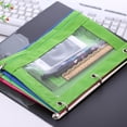 thumbnail image 4 of Birdeem Trousses à Crayons avec Fermeture Éclair, Grande Trousse à Crayons, Trousse à Crayons à Trois Trous Fermeture Éclair Sac de Rangement Transparent pour Documents Dossier Détachable Trousse Grande Capacité, Trousse à Crayons à Fermeture Éclair, 4 of 7