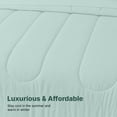 thumbnail image 2 of Beddora 3-Piece Ultra-Soft Comforter Set, All-Season, Wrinkle-Free, Lightweight Microfiber, Hypoallergenic – Queen – Harbor Grey, 2 of 7