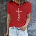 thumbnail image 1 of EGNMCR T-Shirts de Pâques pour Femmes T-Shirts à Manches Courtes pour Femmes Imprimé de Pâques Mode Printemps et Été pour Femmes T-shirt à Col Rond à Manches Courtes Haut/chemise T-Shirts pour Femmes, 1 of 7