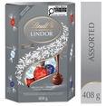 thumbnail image 2 of Lindt LINDOR Assorted Chocolate Truffles Cornet, 408-Gram, 2 of 5