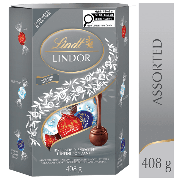 arc 5本セット230g 290g 320g 400g Lindt LINDOR Assorted Chocolate Truffles Cornet, 408-Gram - Walmart.ca
