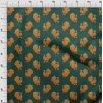 thumbnail image 3 of oneOone Cotton Poplin Fabric Peacock Block Print Fabric By Yard 42 Inch Wide, 3 of 4