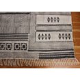 thumbnail image 5 of Casavani Handmade Pure Cotton Rug Indian Gray Flat Weave Yoga Mat 6x6 Feet, 5 of 5
