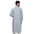 thumbnail image 4 of Atasi Kurta Traditionnel en Rayonne Imprimée à Col Mandarin pour Hommes Chemise Décontractée, 4 of 6