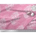 thumbnail image 3 of Soimoi Tissu en Rayonne Filigrane Damas Imprimé au Mètre 42 Pouces de Large, 3 of 3