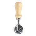 thumbnail image 1 of GUOOL Classical Ravioli Cutter Zinc Alloy Pasta Cutter Mould Wood Handle for Pasta Pierogi Press Stamps Kitchen Attachment Roll round handle, 1 of 9