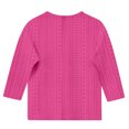 thumbnail image 5 of Bwiyojiz Tailles Mode 110-160 T-Shirt/chemise pour Enfants Uni Manches 3/4 Col Rond, 5 of 5