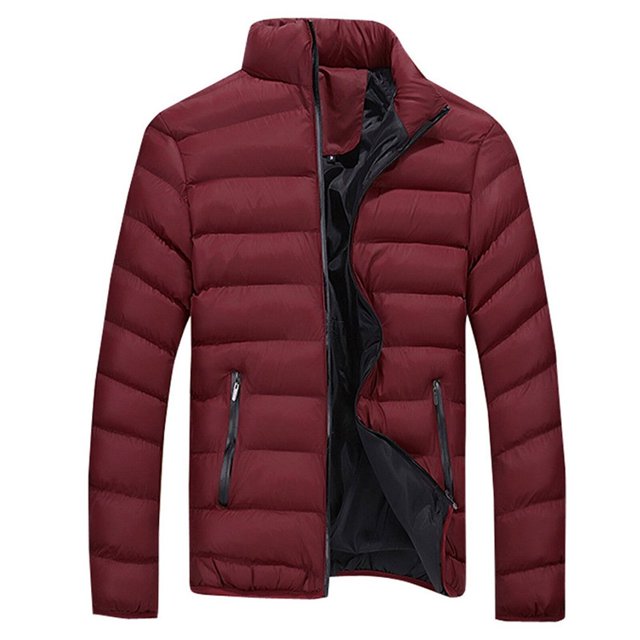 Men Winter Warm Slim Fit Thick Bubble Coat Jacket Outerwear