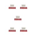 thumbnail image 2 of Thinsony Wear-resistant Car Modification Gasket Screws For Long-lasting Car Improvements Red screw 5Set, 2 of 6