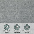 thumbnail image 3 of Better Homes & Gardens Ultra Soft Polyester Bath Rug, 20X34, Grey Flannel, 3 of 5