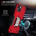 thumbnail image 3 of SuperShield Defender Fitted Hard Shell Ring Holder Stand Case for iPhone 14 Pro Max - Rose Gold, 3 of 5