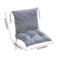 thumbnail image 3 of Tyidzon High Back Chair Cushions Indoor Outdoor Porch Seat Cushion, Rainproof Rocking Chair Cushion All-Weather Replacement Cushion, 3 of 6