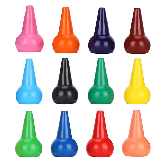 Non- Finger Paint Crayons, Finger Paint Crayons 12 Colors Finger Crayons Kit For Fill In Colors For Help Children Graffiti