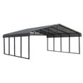 thumbnail image 1 of Arrow Carport 20x20 - Charcoal, 1 of 9