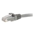 thumbnail image 3 of C2G Câble de Patch de Réseau Ethernet Cat6 Sans Accroc Non Blindé (UTP) de 1 Pi - Gris - Câble de Patch - RJ-45 (m) vers RJ-45 (m) - 1 Pi - CAT 6 - Moulé, Sans Accroc, Échoué - Gris, 3 of 4