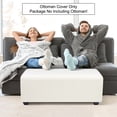 thumbnail image 3 of PiccoCasa Housse Extensible pour Pouf Housse de Meuble Sel de Mer Grand, 3 of 7