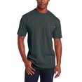 thumbnail image 1 of Dickies Mens Short Sleeve Heavyweight Crew Neck, 3X, Hunter Green, 1 of 2