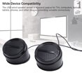 thumbnail image 4 of Computer Speakers for Desktop PC, Small Computer Speakers with HIFI Sound, Volume Control, USB Powered 3.5mm Aux Speaker for PC, Laptop, Tablet, Phone, 4 of 7