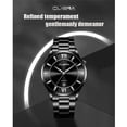 thumbnail image 3 of Men's Business Chronograph Watch with Stainless Steel Band and Date Display for, 3 of 5