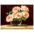 thumbnail image 1 of Yeacher 16 x 20 Inch DIY Oil Painting on Canvas Paint by Number Kit Beautiful Flower Pattern for Adults Kids Beginner Craft Home Wall Decor Gift Frameless, 1 of 8