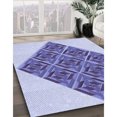 thumbnail image 3 of Ahgly Company Tapis d'Intérieur Lavables en Machine, Carrés d'Ardoise de Transition, Carrés de 5', 3 of 7