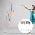 thumbnail image 3 of MasteelfCA 6pcs Useful Unisex Rhythmic Ribbon Rainbow Art Streamers Child Twirling Wands, 3 of 8