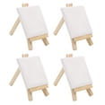 thumbnail image 4 of Mini Canvas Wood Easel Set for Art Painting Drawing Craft Wedding Home Decoration, 4 of 5